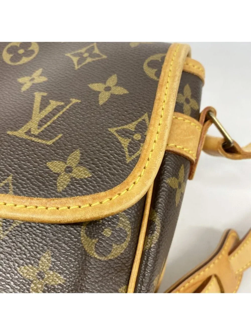 Louis Vuitton Shoulder Bag Monogram Solonge Brown